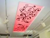 Потолок натяжной тканевый Descor с подсветкой и фотопечатью